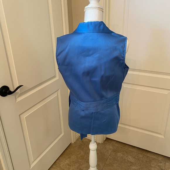 Como stretch cotton side tie sleeveless top - Picture 4 of 9